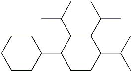 2,3,4-Triisopropyl-1,1'-bicyclohexane 结构式