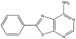 7-Amino-2-phenylthiazolo[5,4-d]pyrimidine Structure