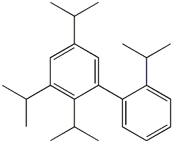 2,2',3',5'-テトライソプロピル-1,1'-ビフェニル 化学構造式