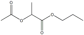 2-(Acetyloxy)propionic acid propyl ester Structure