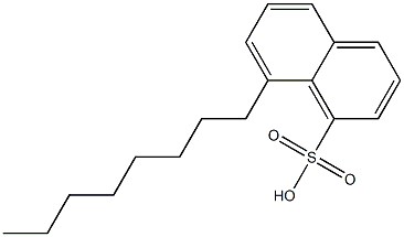 8-Octyl-1-naphthalenesulfonic acid Structure