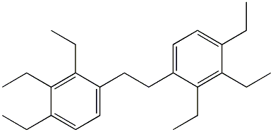 4,4'-エチレンビス(1,2,3-トリエチルベンゼン) 化学構造式