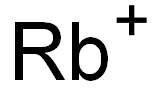 Rubidium ion(+),,结构式