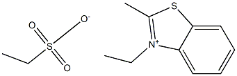 3-Ethyl-2-methylbenzothiazolium ethanesulfonate,,结构式