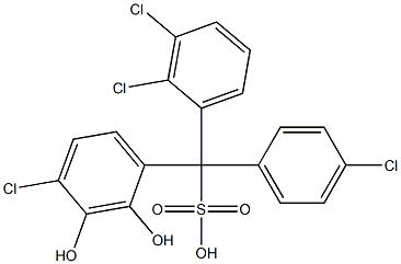  (4-Chlorophenyl)(2,3-dichlorophenyl)(4-chloro-2,3-dihydroxyphenyl)methanesulfonic acid