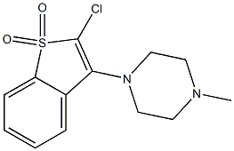  2-Chloro-3-(4-methylpiperazin-1-yl)benzo[b]thiophene 1,1-dioxide