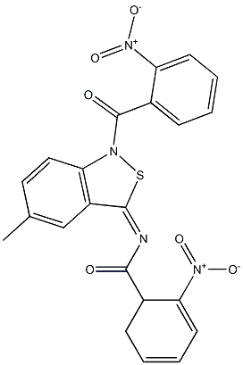 5-Methyl-1-(o-nitrobenzoyl)-3(1H)-(o-nitrobenzoyl)imino-2,1-benzisothiazole