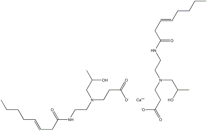  Bis[3-[N-(2-hydroxypropyl)-N-[2-(3-octenoylamino)ethyl]amino]propionic acid]calcium salt