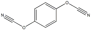 1,4-フェニレンジシアナート 化学構造式