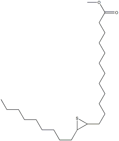 13,14-Epithiotricosanoic acid methyl ester Structure