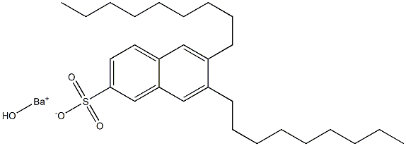 6,7-Dinonyl-2-naphthalenesulfonic acid hydroxybarium salt 结构式