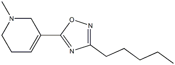 3-Pentyl-5-[(1,2,5,6-tetrahydro-1-methylpyridin)-3-yl]-1,2,4-oxadiazole