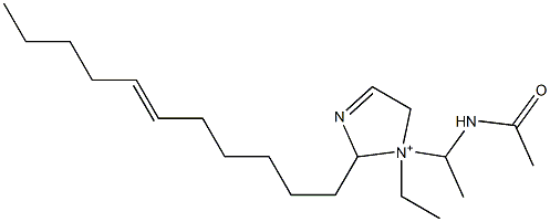  1-[1-(Acetylamino)ethyl]-1-ethyl-2-(6-undecenyl)-3-imidazoline-1-ium