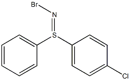 N-Bromo-S-phenyl-S-(4-chlorophenyl)sulfilimine Structure