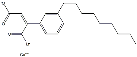 2-(3-ノニルフェニル)マレイン酸カルシウム 化学構造式