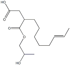 2-(6-Octenyl)succinic acid hydrogen 1-(2-hydroxypropyl) ester|