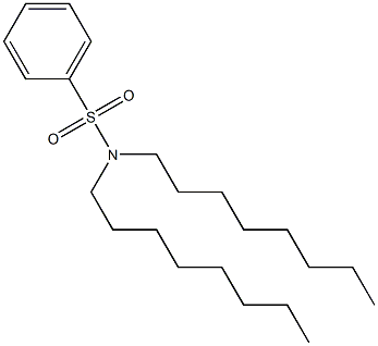 N,N-Dioctylbenzenesulfonamide Struktur