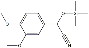 2-(Trimethylsilyloxy)-2-(3,4-dimethoxyphenyl)ethanenitrile
