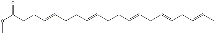 4,8,12,15,18-Icosapentaenoic acid methyl ester 结构式