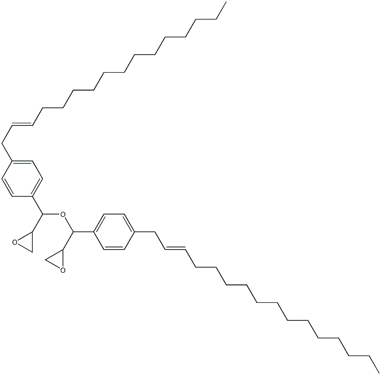 4-(2-Hexadecenyl)phenylglycidyl ether,,结构式