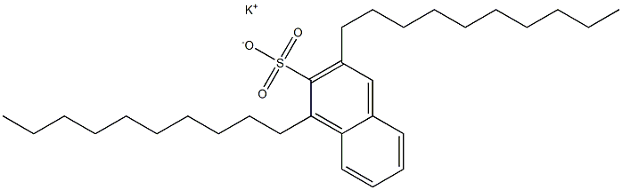 1,3-Didecyl-2-naphthalenesulfonic acid potassium salt