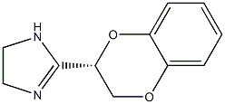 2-[[(2S)-2,3-Dihydro-1,4-benzodioxin]-2-yl]-4,5-dihydro-1H-imidazole 结构式