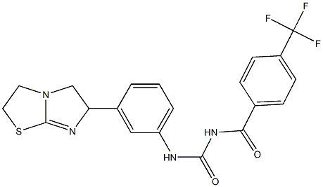  1-(4-Trifluoromethylbenzoyl)-3-[3-[[2,3,5,6-tetrahydroimidazo[2,1-b]thiazol]-6-yl]phenyl]urea