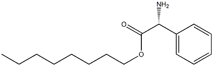 (R)-2-Phenyl-2-aminoacetic acid octyl ester Struktur