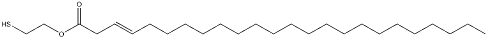 3-Tetracosenoic acid 2-mercaptoethyl ester Structure