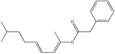 Phenylacetic acid 1,7-dimethyl-1,3-octadienyl ester