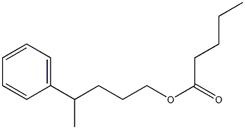 Pentanoic acid 4-phenylpentyl ester