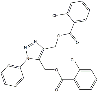 1-Phenyl-1H-1,2,3-triazole-4,5-bis(methanol)bis(2-chlorobenzoate)