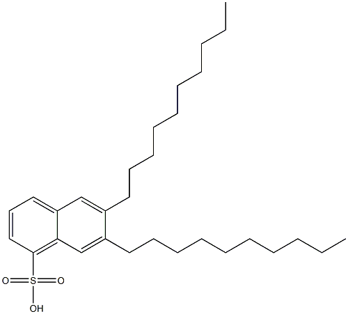 6,7-Didecyl-1-naphthalenesulfonic acid