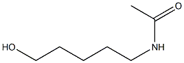 N-(5-Hydroxypentyl)acetamide 结构式