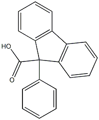 9-Phenyl-9H-fluorene-9-carboxylic acid,,结构式