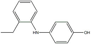 p-(o-Ethylanilino)phenol Struktur