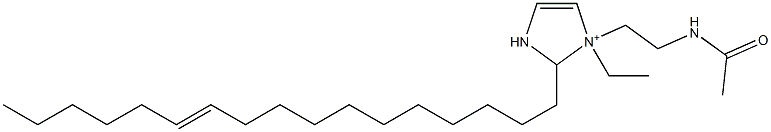 1-[2-(Acetylamino)ethyl]-1-ethyl-2-(11-heptadecenyl)-4-imidazoline-1-ium|
