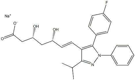  (3R,5S,6E)-3,5-Dihydroxy-7-[5-(4-fluorophenyl)-3-isopropyl-1-phenyl-1H-pyrazol-4-yl]-6-heptenoic acid sodium salt