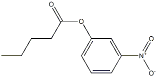 Pentanoic acid m-nitrophenyl ester