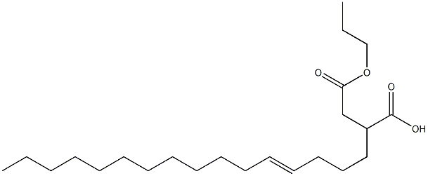 2-(4-ヘキサデセニル)こはく酸1-水素4-プロピル 化学構造式