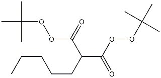 Hexane-1,1-di(peroxycarboxylic acid)di-tert-butyl ester Structure