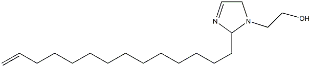 2-(13-Tetradecenyl)-3-imidazoline-1-ethanol,,结构式