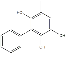 3-(3-Methylphenyl)-5-methylbenzene-1,2,4-triol