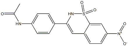 3-[4-(Acetylamino)phenyl]-7-nitro-2H-1,2-benzothiazine 1,1-dioxide