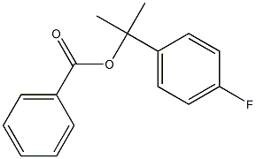 Benzoic acid 2-(p-fluorophenyl)propan-2-yl ester,,结构式