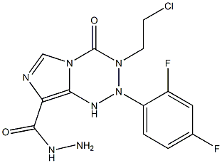 3-(2-Chloroethyl)-3,4-dihydro-4-oxo-N2-(2,4-difluorophenyl)imidazo[5,1-d]-1,2,3,5-tetrazine-8-carboxylic acid hydrazide