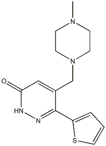 6-(2-Thienyl)-5-[(4-methyl-1-piperazinyl)methyl]pyridazin-3(2H)-one