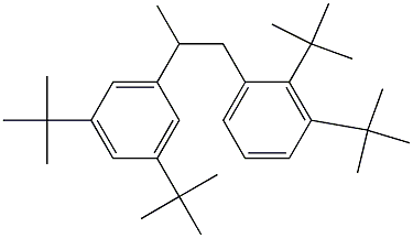 1-(2,3-Di-tert-butylphenyl)-2-(3,5-di-tert-butylphenyl)propane Structure