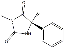 (5R)-5-Phenyl-3,5-dimethylimidazolidine-2,4-dione Struktur