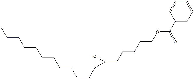 Benzoic acid 6,7-epoxyoctadecan-1-yl ester,,结构式